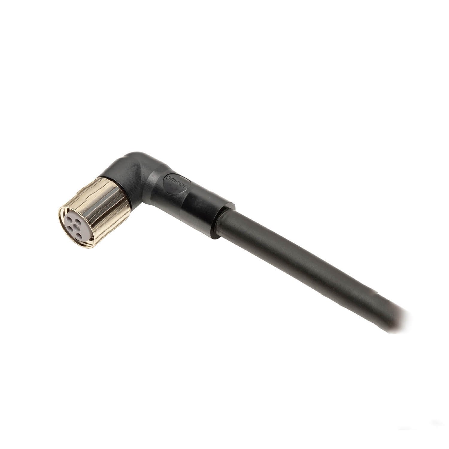 XS3F-LM8PVCxxx Sensor cable, M8 right-angle socket (female), 4-poles, PVC standard cable, IP67, 2 m - Image 1