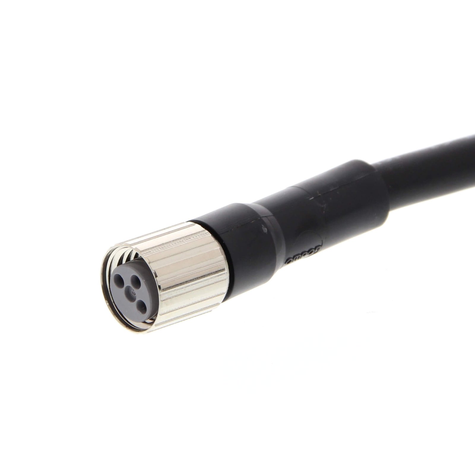 XS3F-M8PVC3SxM Sensor cable, M8 straight socket (female), 3-poles, PVC fire-retardant cable, IP67, 5 m - Image 1