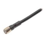 Sensor cable, M8 straight socket (female), 4-poles, PVC fire-retardant cable, IP67, 15 m