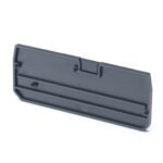 End plate for multi conductor 4 connections terminal blocks 1 mm² push-in plus models