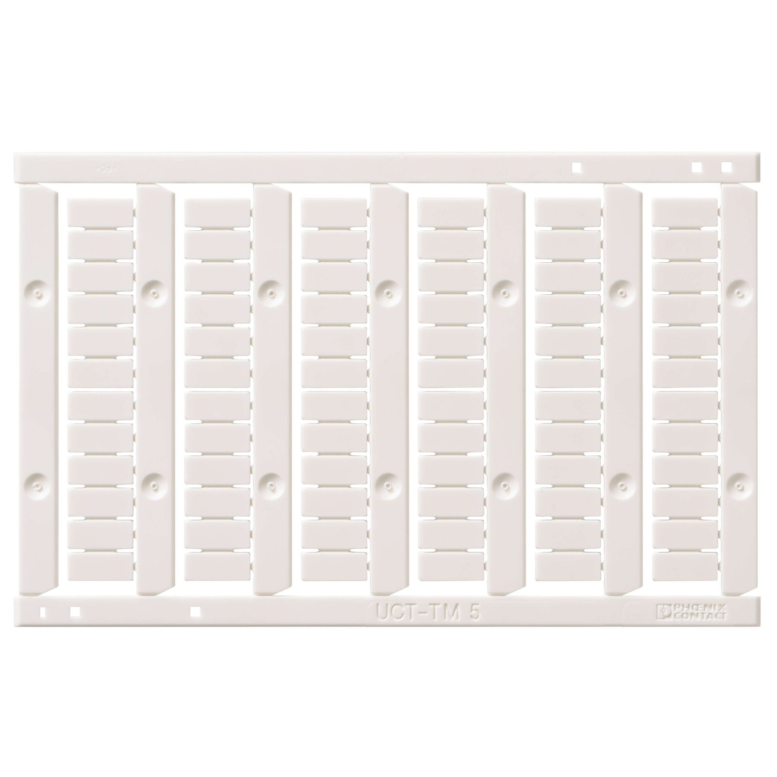 XW5Z-P2.5LB1 Unmarked Label for terminal blocks 2.5 mm² push-in plus , 72 pcs, Plastic, Front side - Image 1