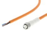 Sensor cable, M8 straight socket (female), 3-poles, PP detergent and washdown resistant cable, IP67/IP68/IP69K, 5 m
