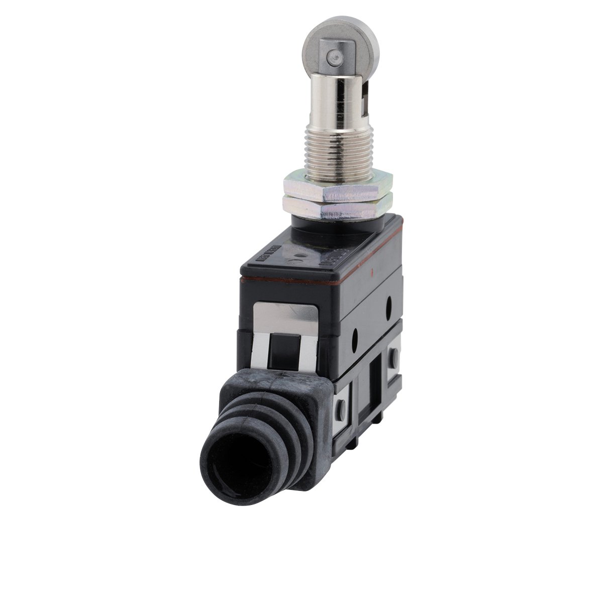 Z-15GQ21A55-B5V Basic switch, panel mount cross roller plunger, SPDT, 15A, drip proof, screw terminals with cover - Image 1