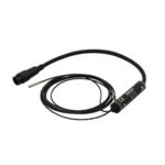 Inductive proximity sensor head, 3 mm dia., non-flush mounting, 0.5 mm sensing distance, requires ZX-EDA amplifier