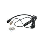 Inductive proximity sensor head, 12 mm dia., heat resistant, 2 mm sensing distance, requires ZX-EDA amplifier